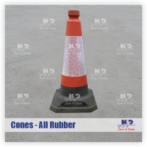All Rubber Road Cones (Road Hog)