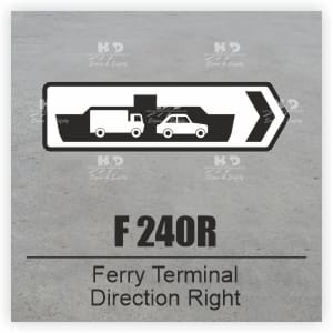 F240R - Ferry Terminal Direction - Right