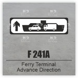 F241A - Ferry Terminal Advance Direction
