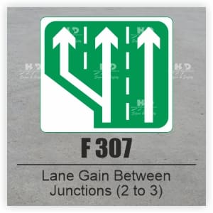 F307 - Lane Gain Between Junctions (2 to 3)