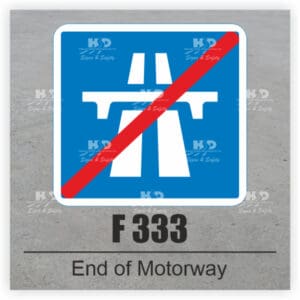 F333 - End of Motorway