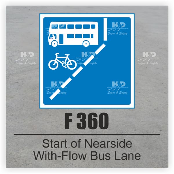 F360 - Start of Nearside With-Flow Bus Lane