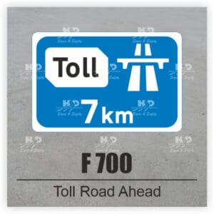 F700 - Toll Road Ahead