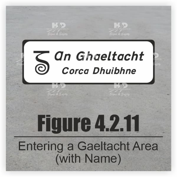 Fig4.2.11 - Entering a Gaeltacht Area (with Name)