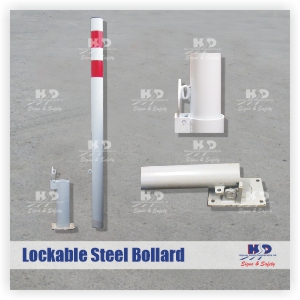 Lockable Steel Bollard