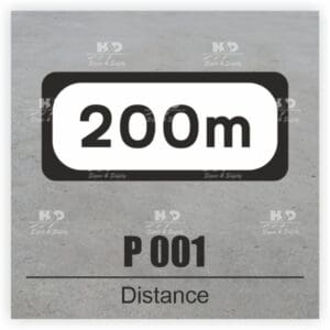 P001 - Supplementary Plate - Distance