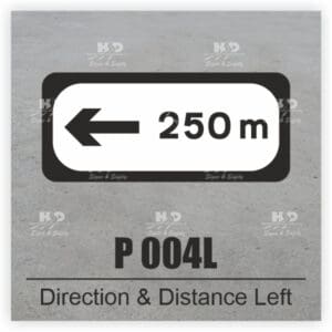 P004 - Supplementary Plate - Direction & Distance
