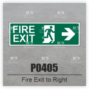 P0405 - Fire Exit to Right