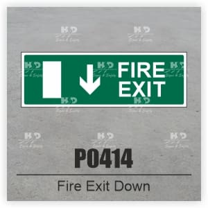 P0414 - Fire Exit Down