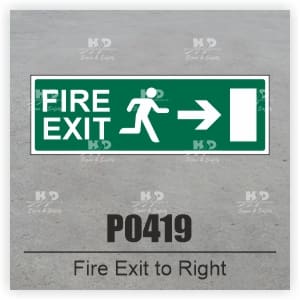 P0419 - Fire Exit to Right