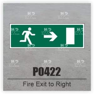 P0422 - Fire Exit to Right