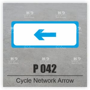 P042 - Cycle Network Arrow