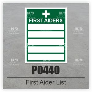 P0440 - First Aider List