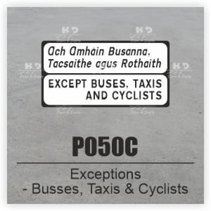 P050C - Exceptions - Buses, Taxis & Cyclists
