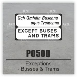 P050D - Exceptions - Buses & Trams