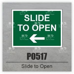 P0517 - Slide to Open Left