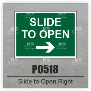 P0518 - Slide to Open Right