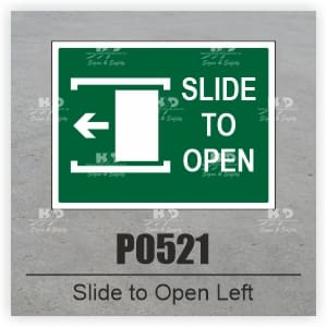 P0521 - Slide to Open Left