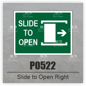 P0522 - Slide to Open Right