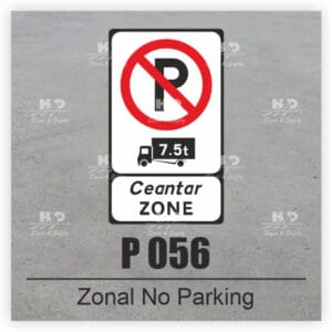P056 - Zonal Parking (Zone Starts) 7.5t