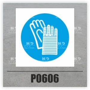 P0606 - Safety Gloves Steel Symbol Only