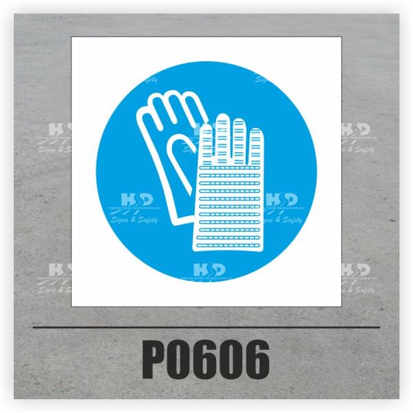 P0606 - Safety Gloves Steel Symbol Only