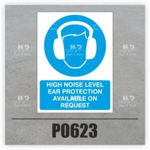 P0623 - High Noise Level Ear Protection Available On Request