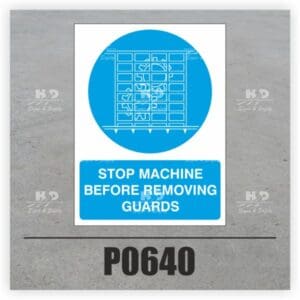 P0640 - Stop Machine Before Removing Guards