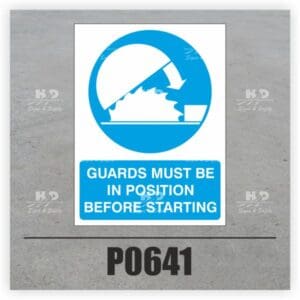 P0641 - Guards Must Be In Position Before Starting