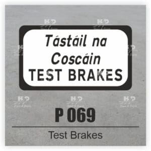 P069F - Hazard - Test Brakes
