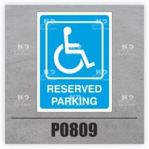 P0809 - Reserved Parking