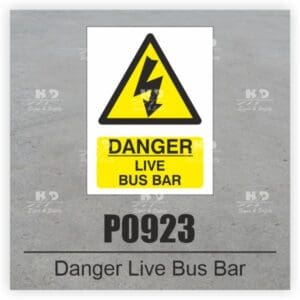 P0923 - Danger Live Bus Bar