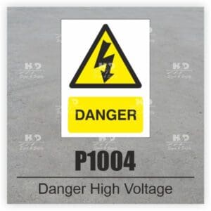P1004 - Danger High Voltage