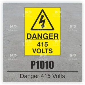 P1010 - Danger 415 Volts