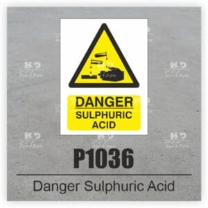 P1036 - Danger Sulphuric Acid