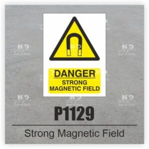 P1129 - Danger Strong Magnetic Field