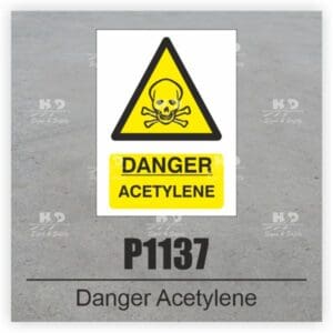 P1137 - Danger Acetylene