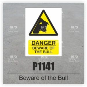 P1141 - Danger Beware of the Bull