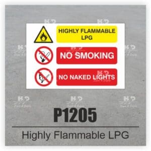 P1205 - Highly Flammable LPG
