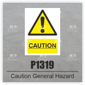 P1319 - Caution General Hazard