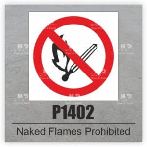 P1402 - Naked Flames Prohibited