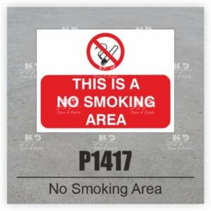 P1421 - Please Do Not Smoke
