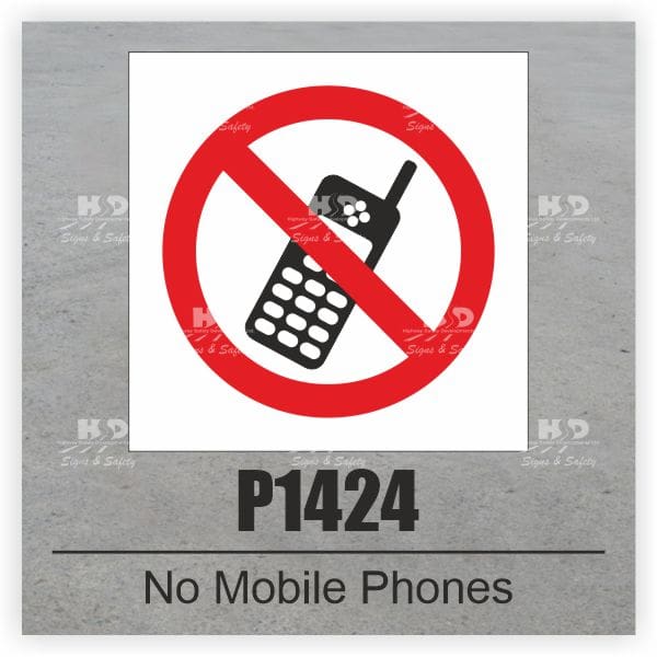 P1424 - No Mobile Phones