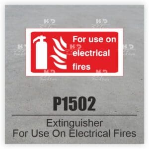 P1502 - Extinguisher For Use On Electrical Fire