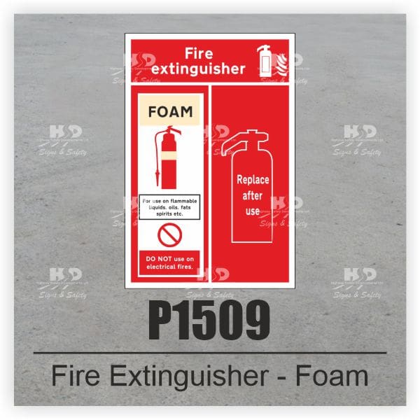 P1509 - Fire Extinguisher Foam