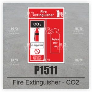 P1511 - Fire Extinguisher CO2