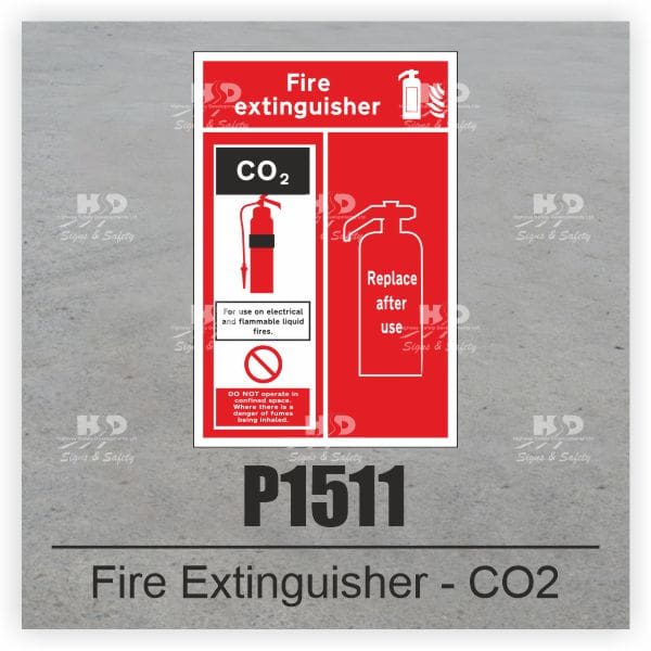 P1511 - Fire Extinguisher CO2