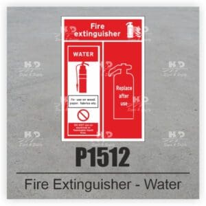 P1512 - Fire Extinguisher Water