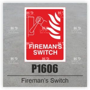 P1606 - Fireman's Switch