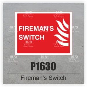 P1630 - Fireman's Switch